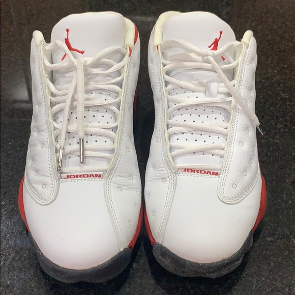 Air Jordan 13 XIII Retro Low Size 9 Wht / Red - Picture 7 of 8